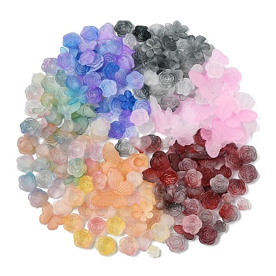50G Transparent Acrylic Beads OACR-YW0002-44E-1