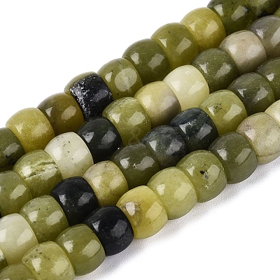 Natural Xiuyan Jade Beads Strands G-Q616-02A-07-1