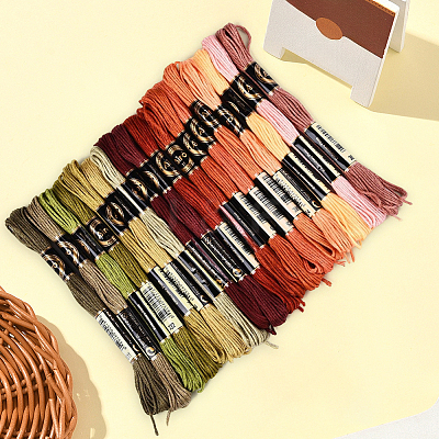 Polyester Embroidery Threads OCOR-WH20074-13B-03C-1
