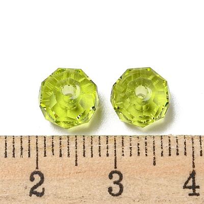 Transparent K9 Glass Beads GLAA-E048-01-25-1
