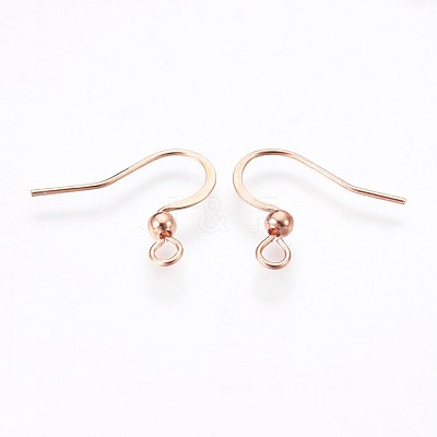 316 Surgical Stainless Steel Earring Hooks X-STAS-P220-13RG-1