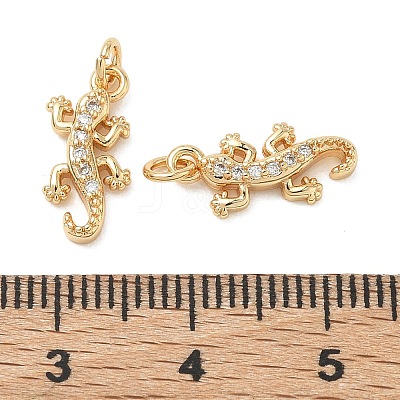 SHEGRACE Brass Micro Pave Cubic Zirconia Pendants XGRQ3D896-461G-1