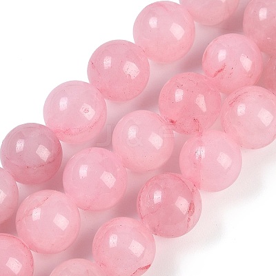 Natural Rose Quartz Beads Strands G-F591-04-14MM-1