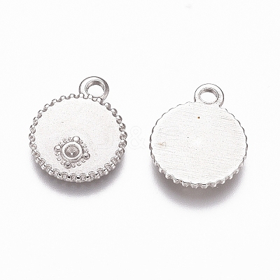 Tarnish Resistant 304 Stainless Steel Pendant Rhinestone Settings LS-STAS-G218-15P-1