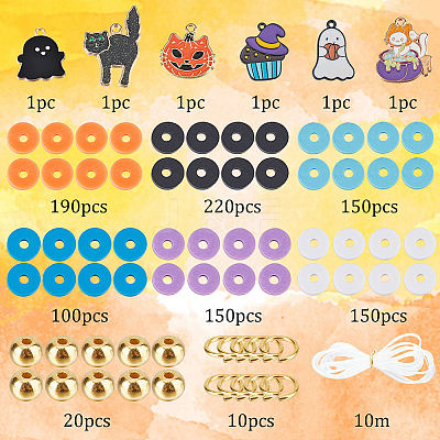 Halloween Bracelets Making Kit DIY-SC0021-94-1