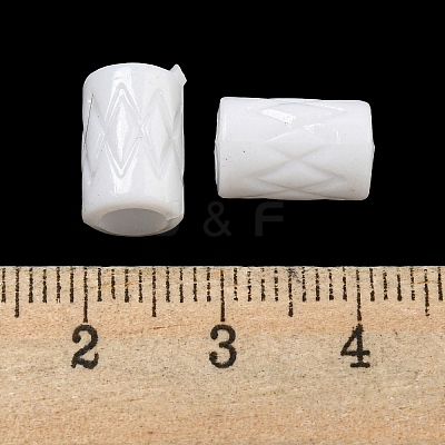 Opaque Acrylic European Beads SACR-L007-002A-1