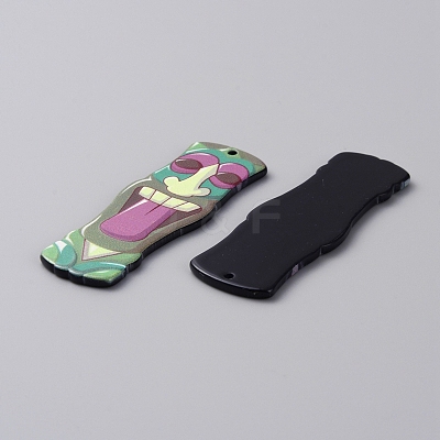 Acrylic Pendants MACR-WH0010-08H-1