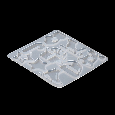 DIY Christmas Silicone Pendant Molds DIY-F140-02E-1