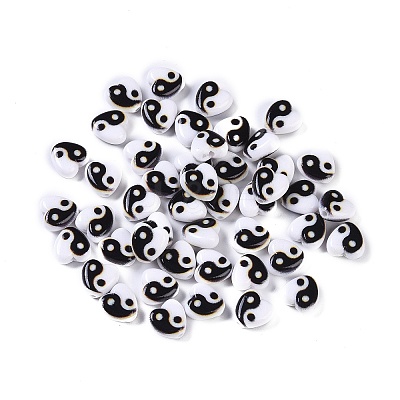 Opaque Acrylic Bead OACR-H114-01-1