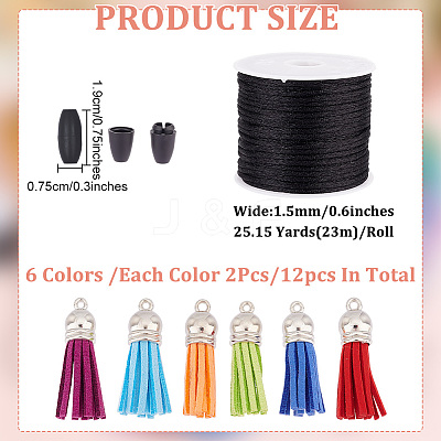 DIY Food Grade Silicone Beaded Pendant Decoration Making Kit DIY-GO0001-96-1