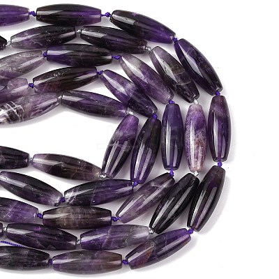 Natura Amethyst Beads Strands G-L654-G15-01-1
