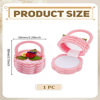1Pc Velvet Ring Boxes CON-LP0001-84-1