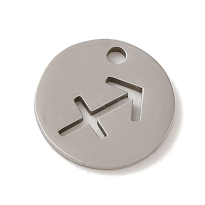 Non-Tarnish 201 Stainless Steel Charms STAS-E217-10P-12-1