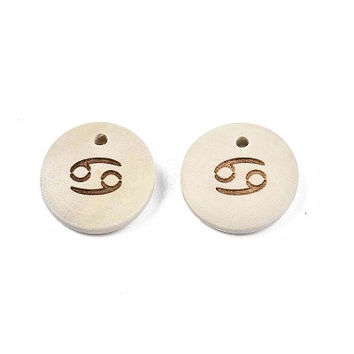 Laser Out Wood Pendants LS-WOOD-S053-51G-1