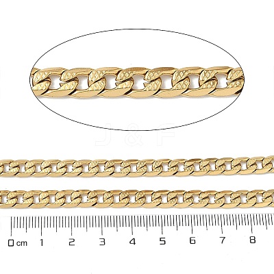 304 Stainless Steel Curb Chains Unwelded CHS-Z005-04G-1