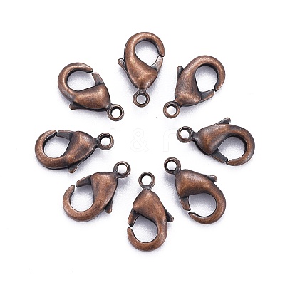 Brass Lobster Claw Clasps KK-901-R-NF-1