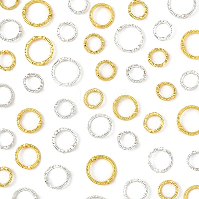 60Pcs 3 Styles Rack Plating Alloy Bead Frames FIND-FS0003-46-1