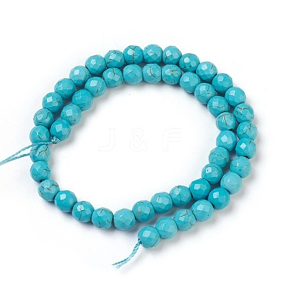 Synthetic Turquoise Beads Strands X-TURQ-L029-02-10mm-1
