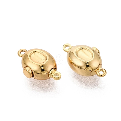 Brass Box Clasps KK-Q074-12G-1