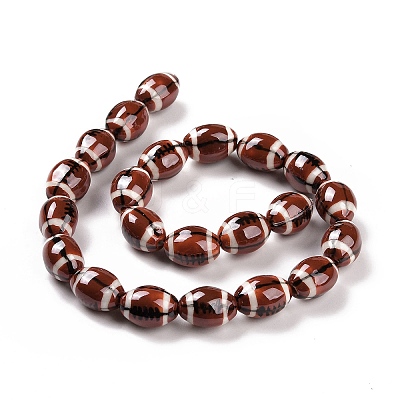 Handmade Porcelain Beads Strands PORC-E019-03H-1