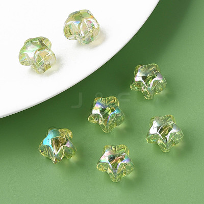 1-Hole Transparent Acrylic Buttons MACR-S373-129-C02-1