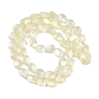 Electroplate Glass Beads Strands EGLA-C009-01A-FR01-1