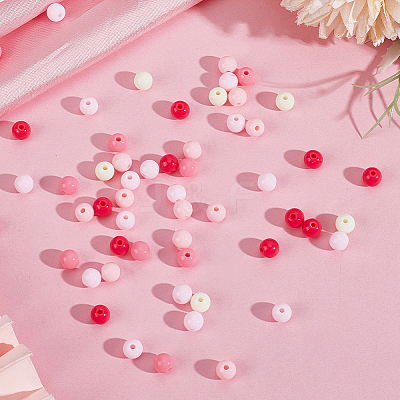 Opaque Acrylic Beads SACR-PA0001-04A-05-1