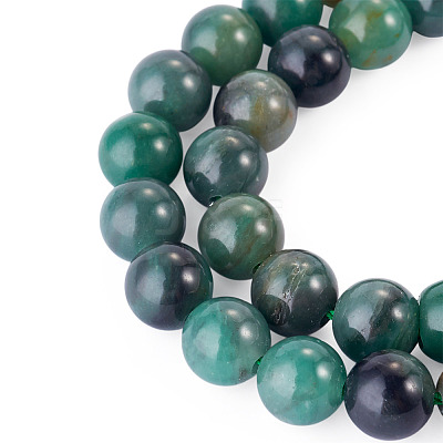 1Strand Natural African Jade Beads Strands G-TA0003-50C-1