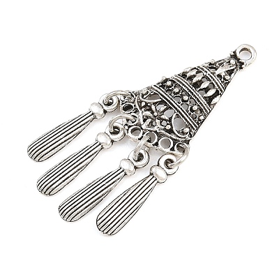 Tibetan Style Alloy Pendants AL-CBAAECB-02AS-F-1