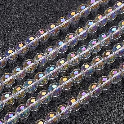 Natural Gemstone Beads Strands GSR8mmA187-1