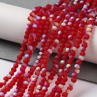 Imitation Jade Glass Beads Strands EGLA-YW0003-19A-06-1
