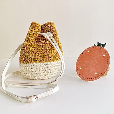 4 Pcs 4 Styles PU Leather Bottom FIND-CA0002-15-1