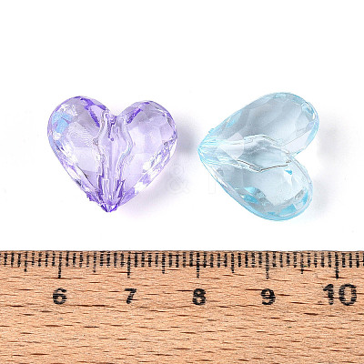 Transparent Acrylic Beads X-OACR-N150-38-1