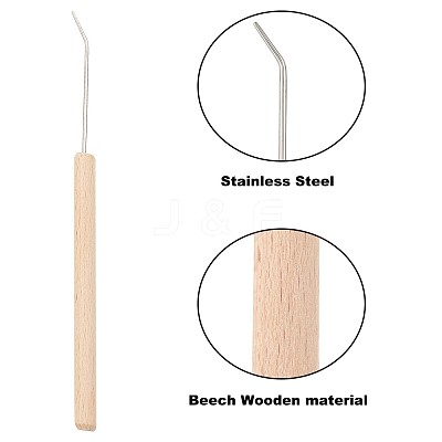 Wooden Knitting Tools Set TOOL-WH0018-22-1