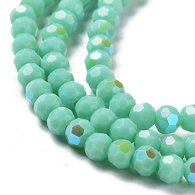 Opaque Glass Beads Strands EGLA-A035-P4mm-L14-1