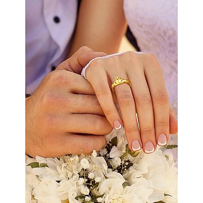925 Sterling Silver Claddagh Rings for Women FS-WG0F8D1-04-1