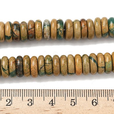 Natural Verdite Stone Beads Strands G-B155-B05-4x10mm-1