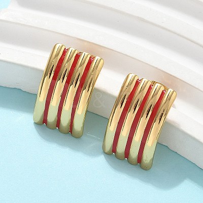 304 Stainless Steel Stud Earrings LS-EJEW-A130-03B-G-1