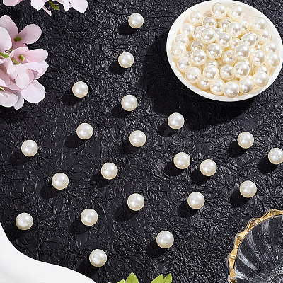 Imitation Pearl Acrylic Beads PEAR-LT0001-02A-1