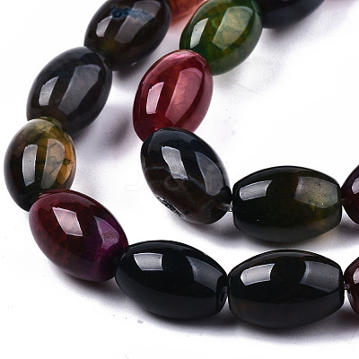 Natural Agate Beads Strands G-T131-59-1