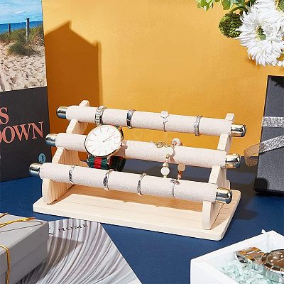 3-Tier Velvet Ring Display Stands RDIS-WH0009-010-1