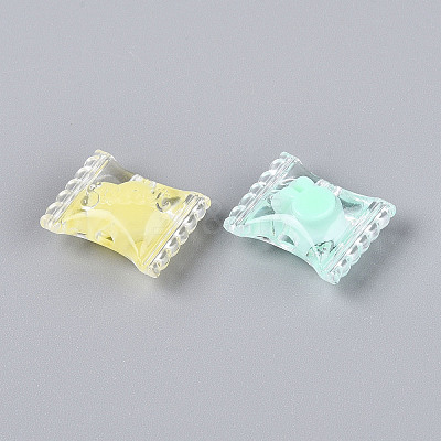 Transparent Plastic Beads X-KY-T041-22-1