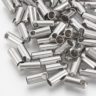 Tarnish Resistant 201 Stainless Steel Cord Ends STAS-S028-31-1