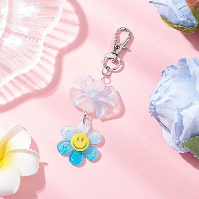 Acrylic Pendant Decorations HJEW-JM03857-01-1