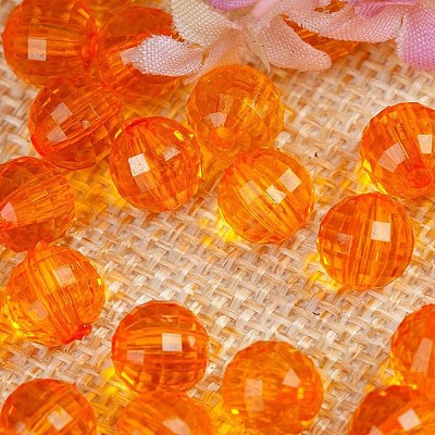 Transparent Acrylic Beads TACR-NH0001-C-07-1