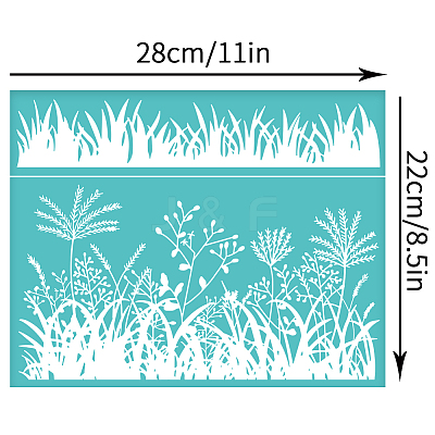 Self-Adhesive Silk Screen Printing Stencil DIY-WH0338-165-1