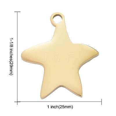 304 Stainless Steel Pendants LS-STAS-I140-13G-1