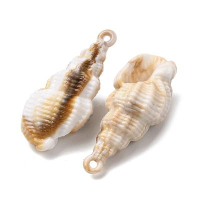 Imitation Shell Acrylic Pendants SACR-K005-07D-1