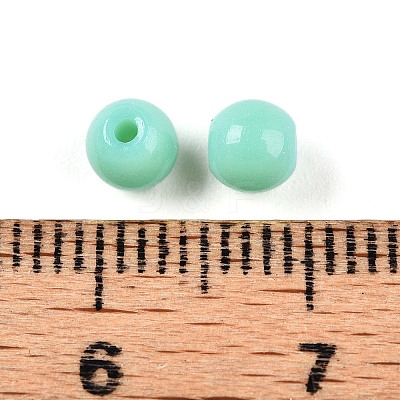 Opaque Solid Color Glass Beads X1-GLAA-N007-4mm-A04-1