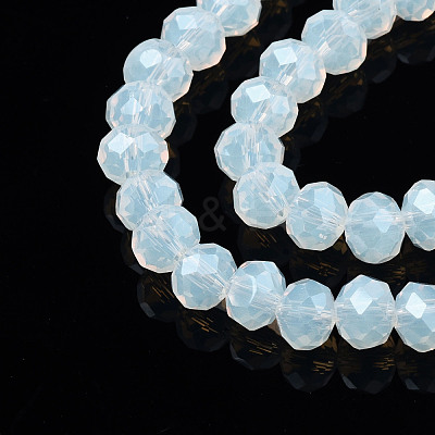 Electroplate Glass Beads Strands EGLA-A034-J6mm-A12-1